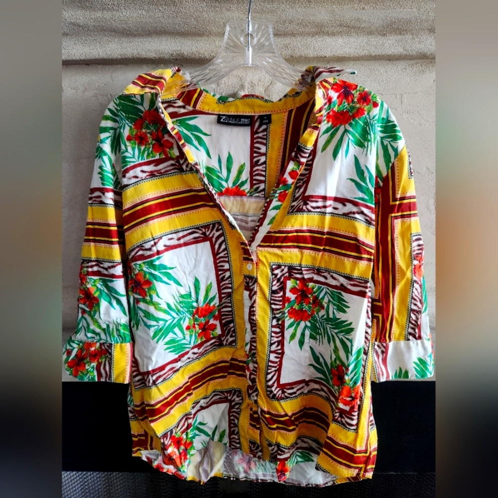 7th Avenue button down top, size XL